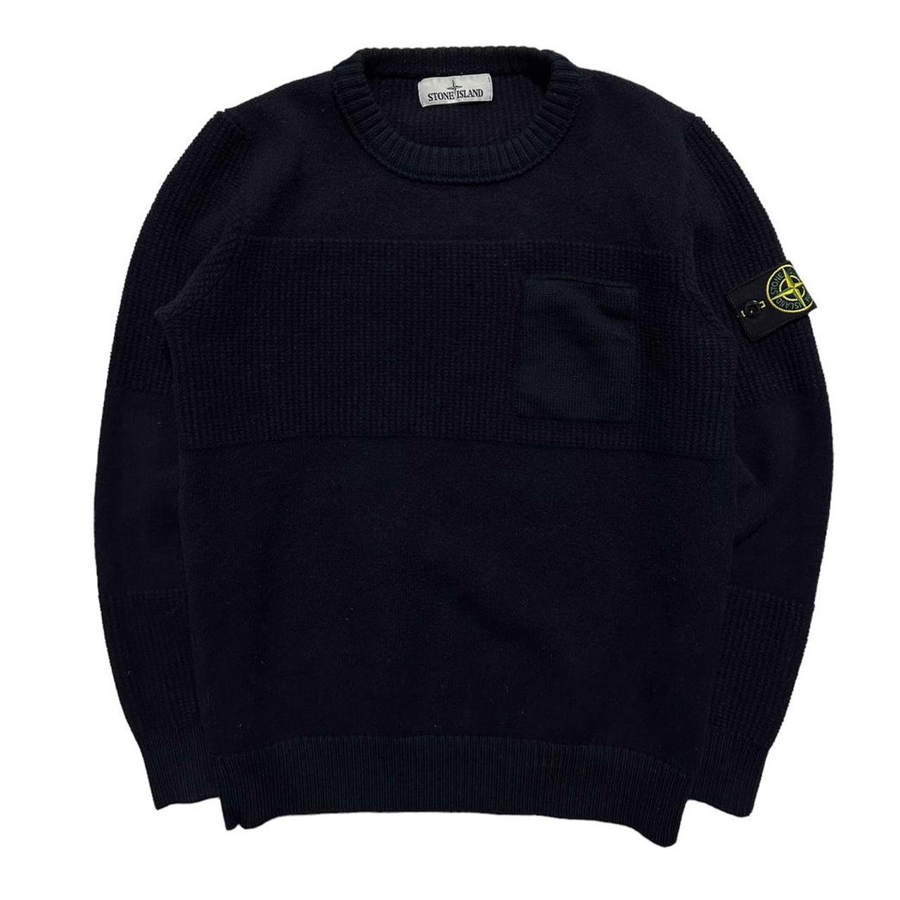 Stone Island Side Pocket Knit Pullover Jumper - Known Source