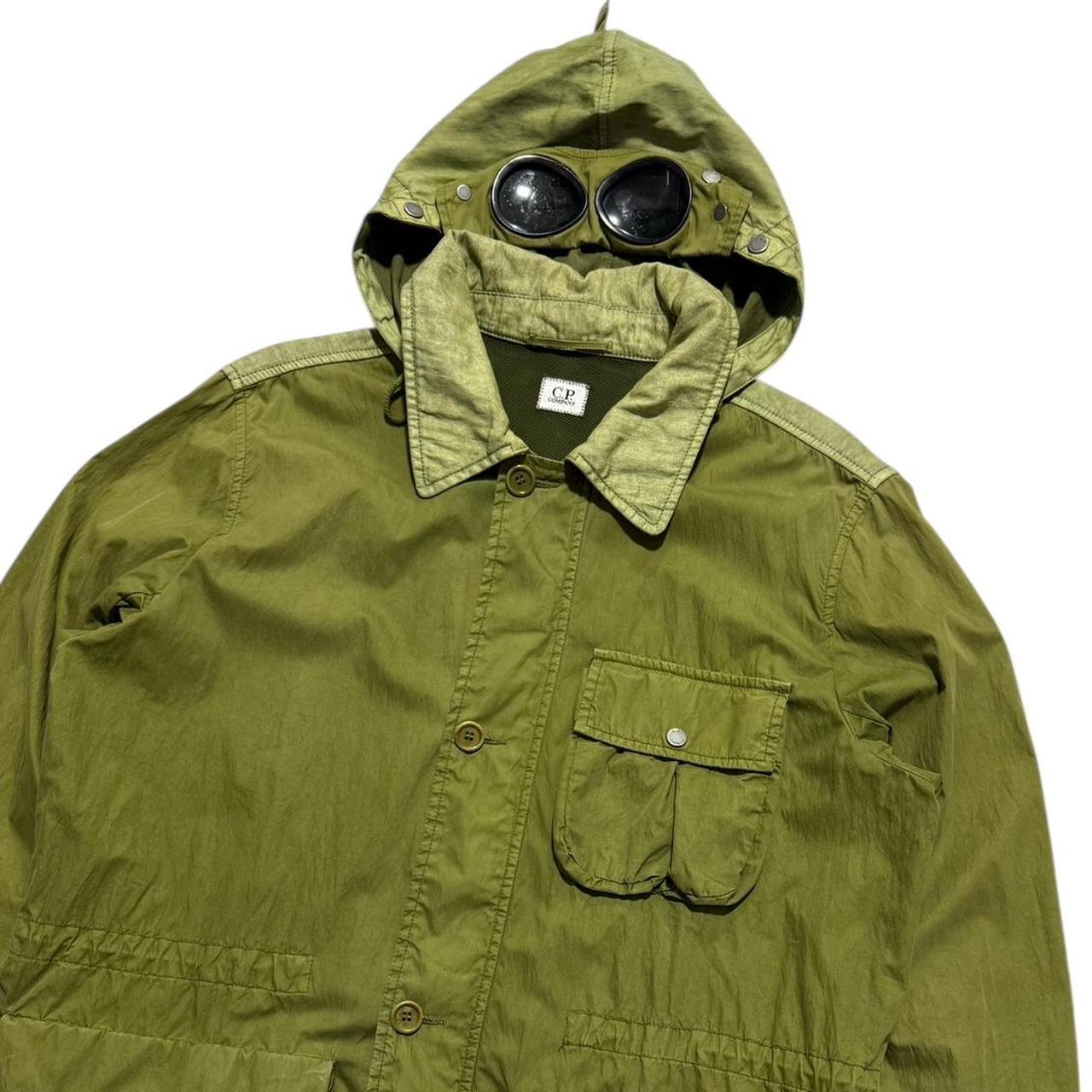 CP Company Mille Miglia Goggle Jacket | XL, Olive Green