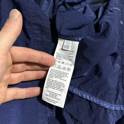 CP Company Blue Nylon Overshirt | XXXL, Blue