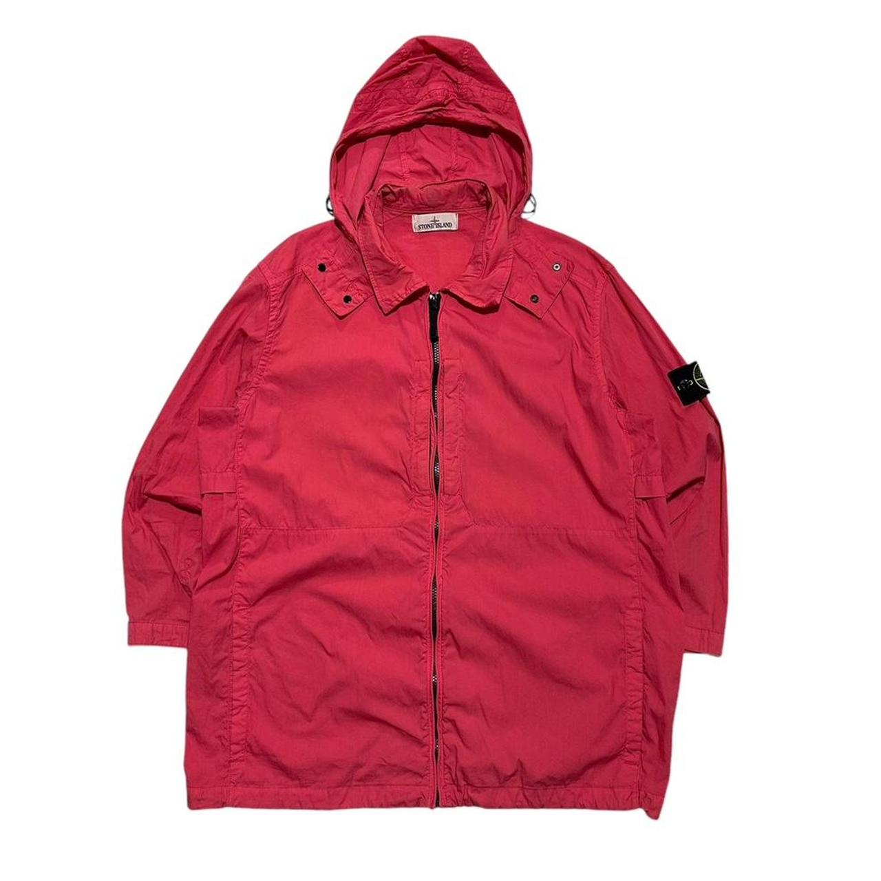 Stone Island Pink Hooded Overshirt