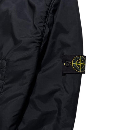 Stone Island A/W 2003 Nylon Trench Jacket | XXL, Black