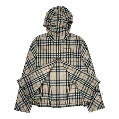 Burberry Nova Check Jacket, Size Small | O/S, Beige