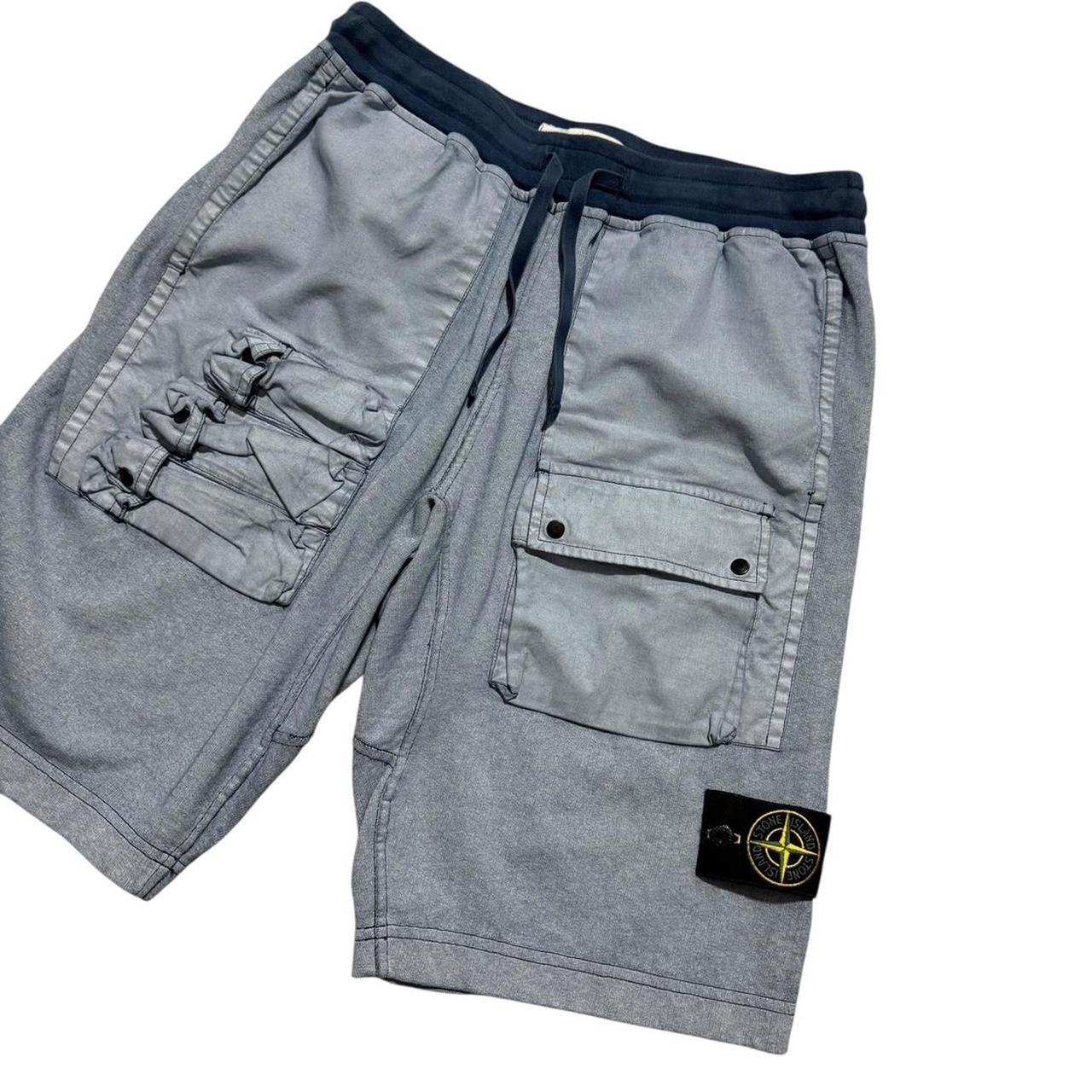 Stone Island Tela Placatta Shorts