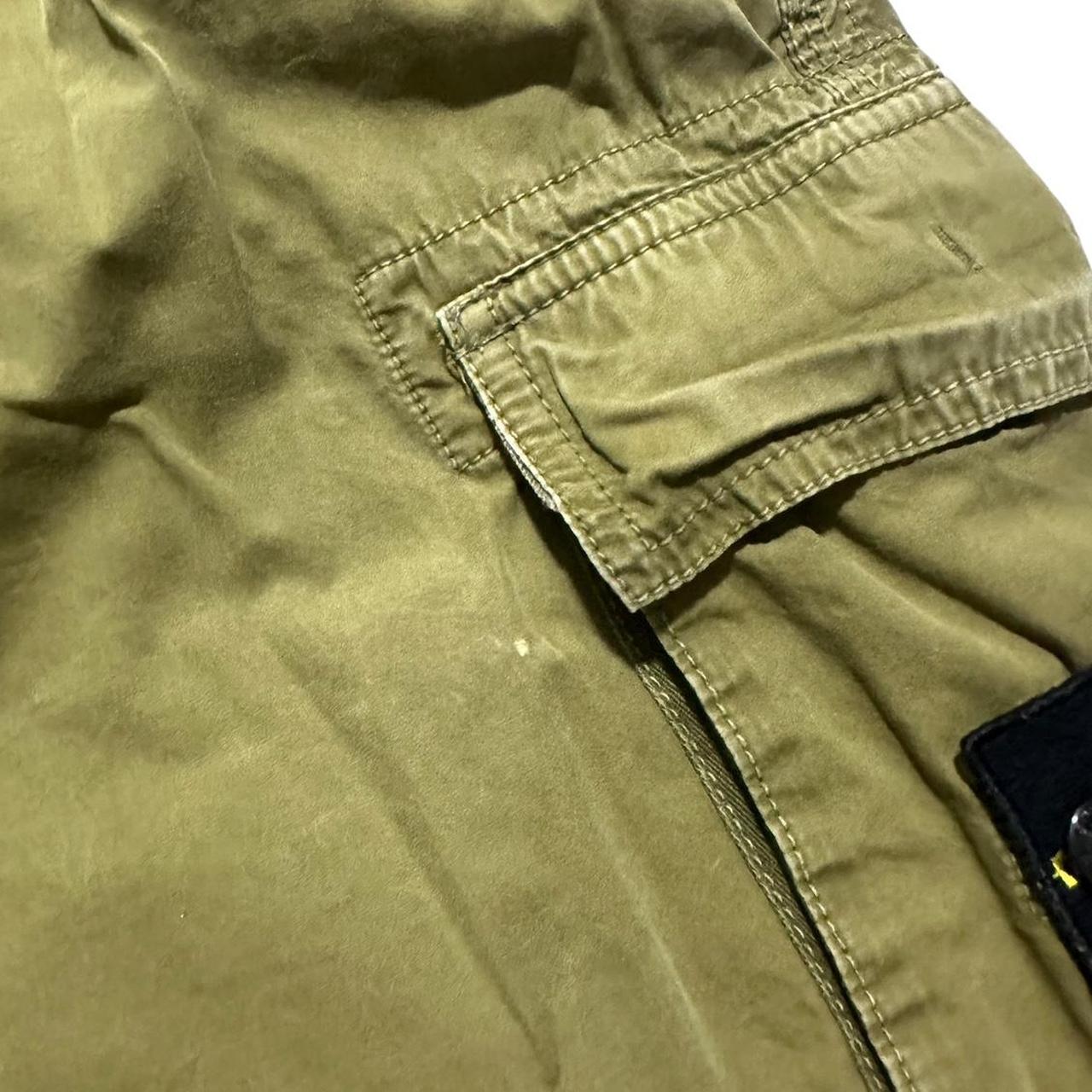 Stone Island Canvas Cargo Shorts