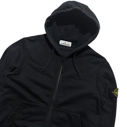 Stone Island Black Full Zip Hoodie