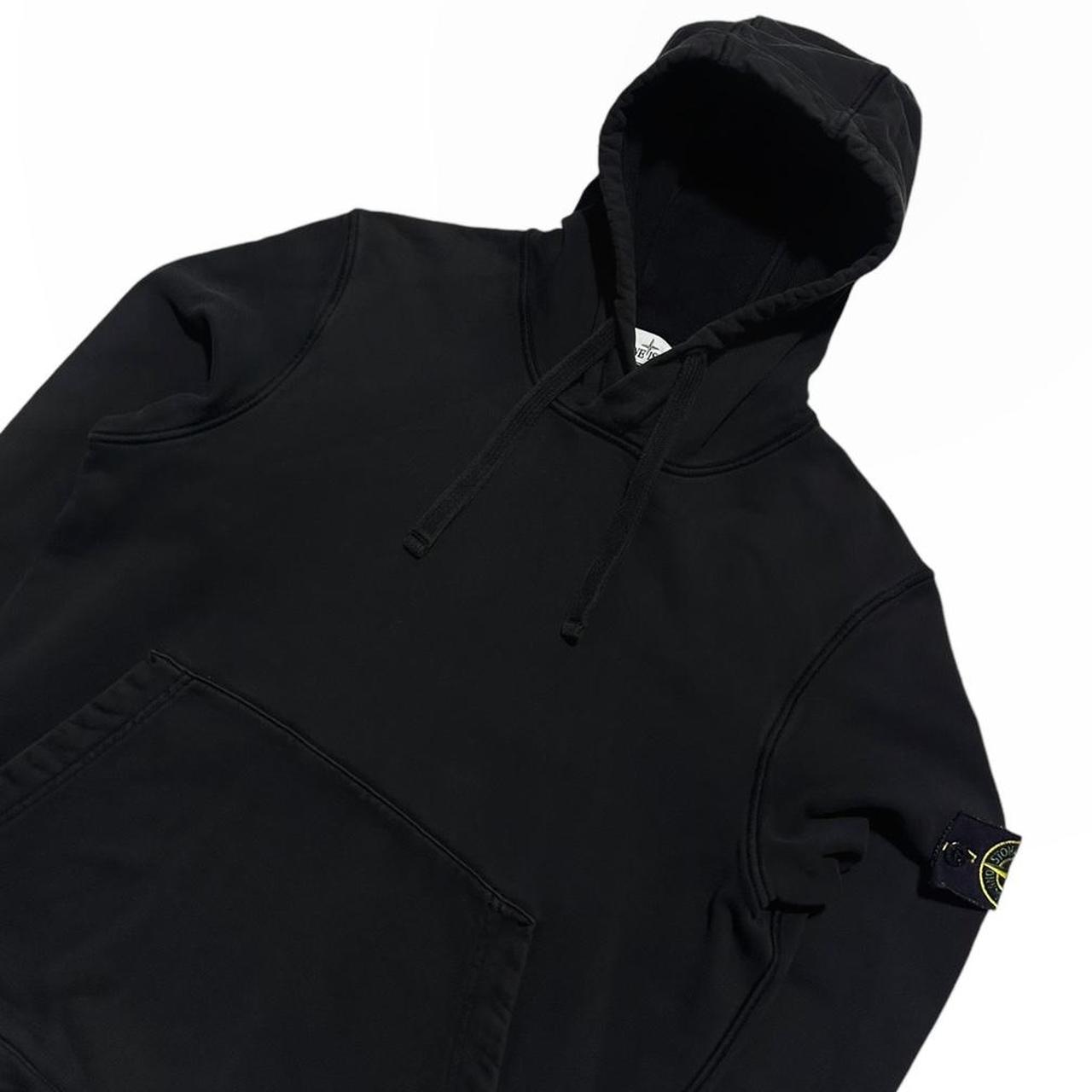 Stone Island Black Pullover Hoodie