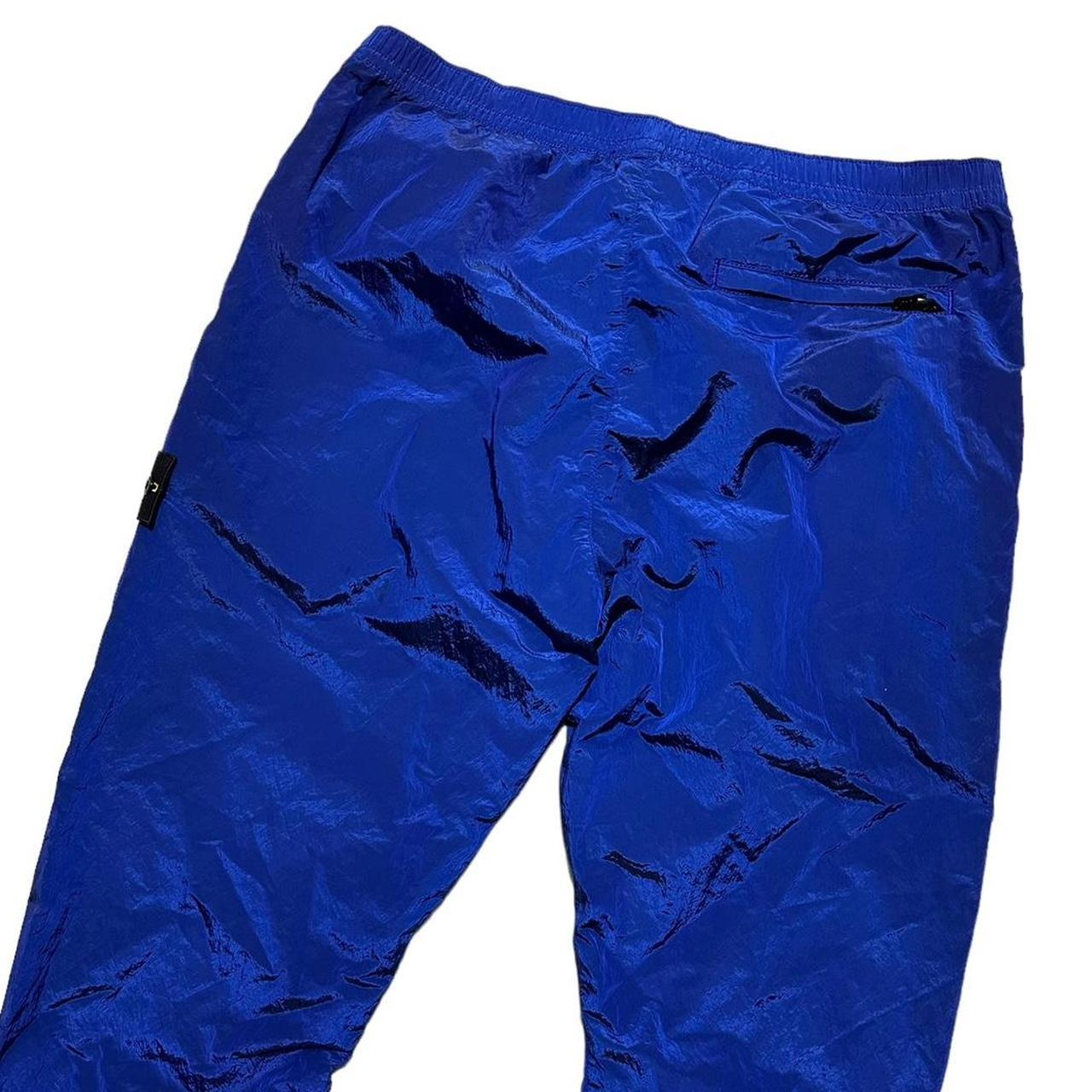 Stone Island Supreme Blue Nylon Bottoms - Known Source