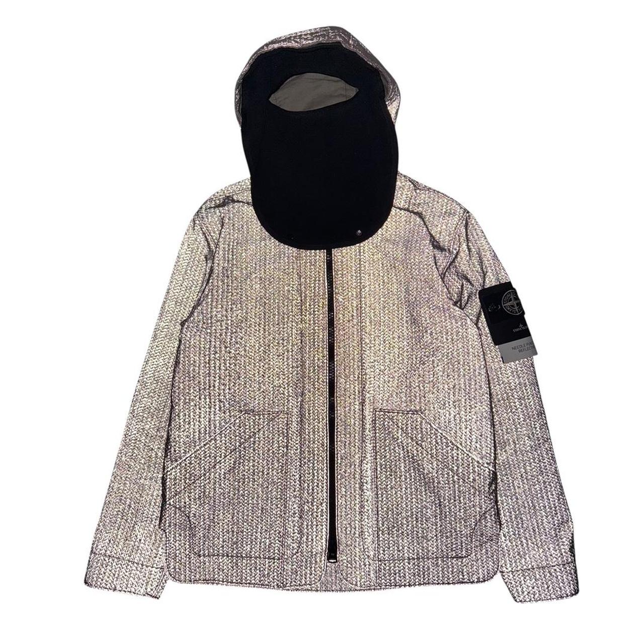 Stone Island Needle Punched Reflective Jacket – Known Source Stone Island Needle Punched Reflective Jacket – Known Source