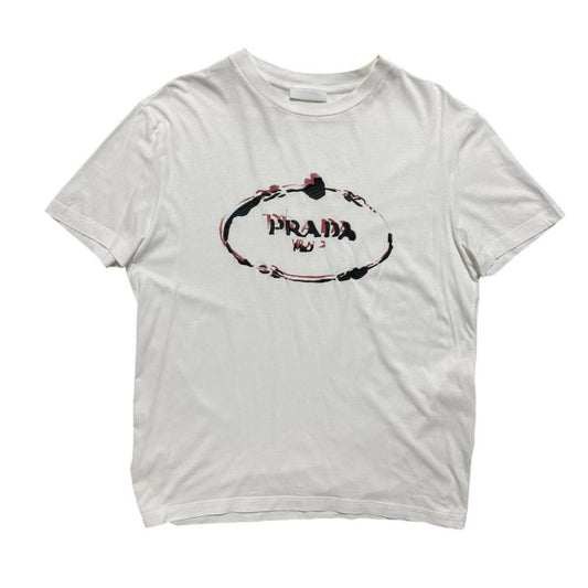 Prada Logo T-Shirt | XL, White