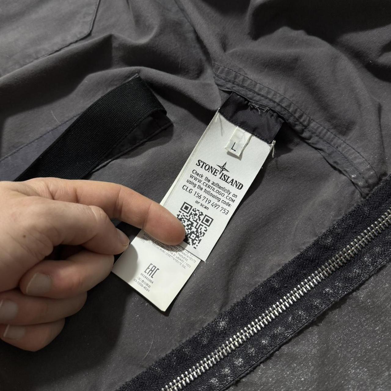 Stone Island David-C Multipocket Jacket | Large, Metallic Silver