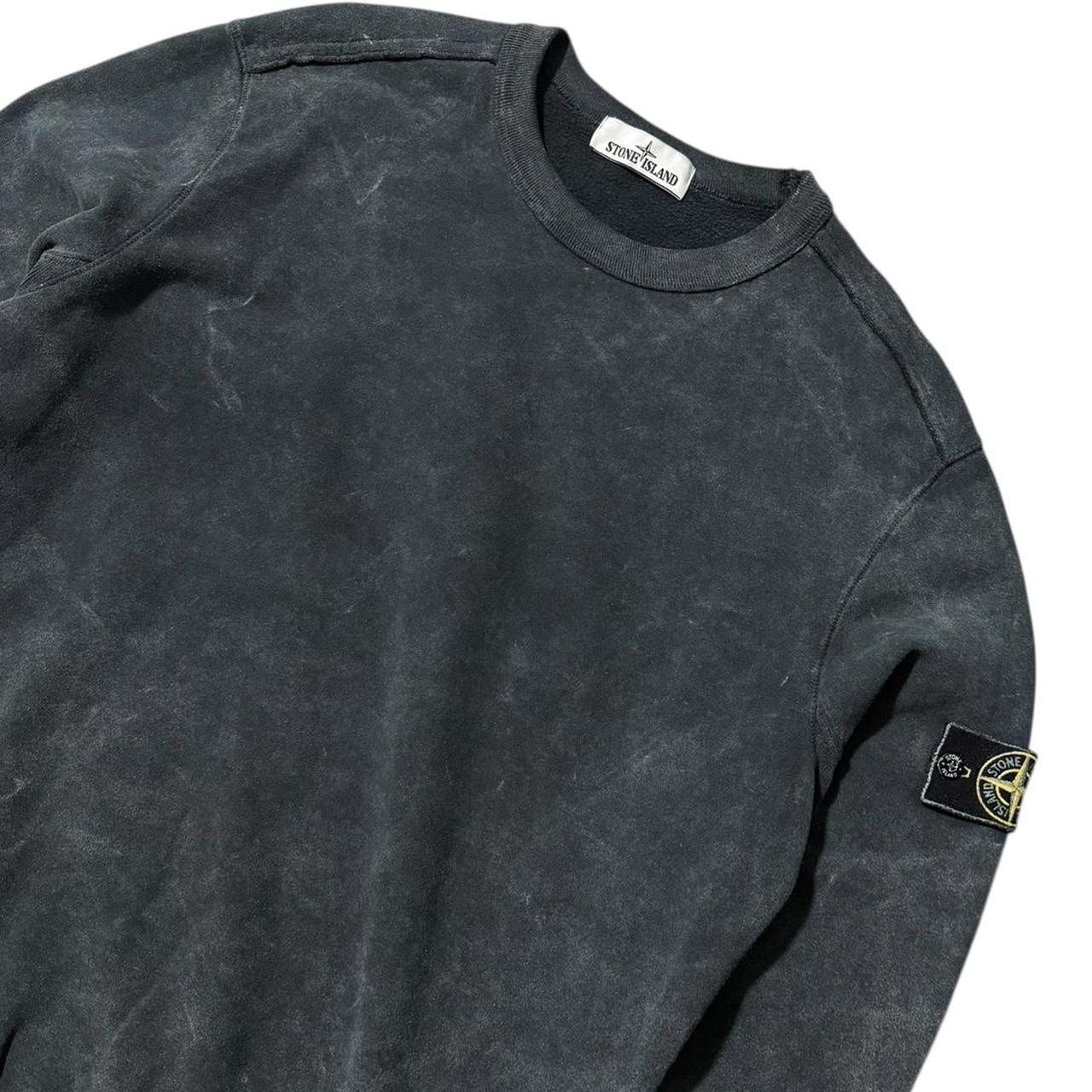 Stone Island Frost Pullover Crewneck | XL, Faded Black