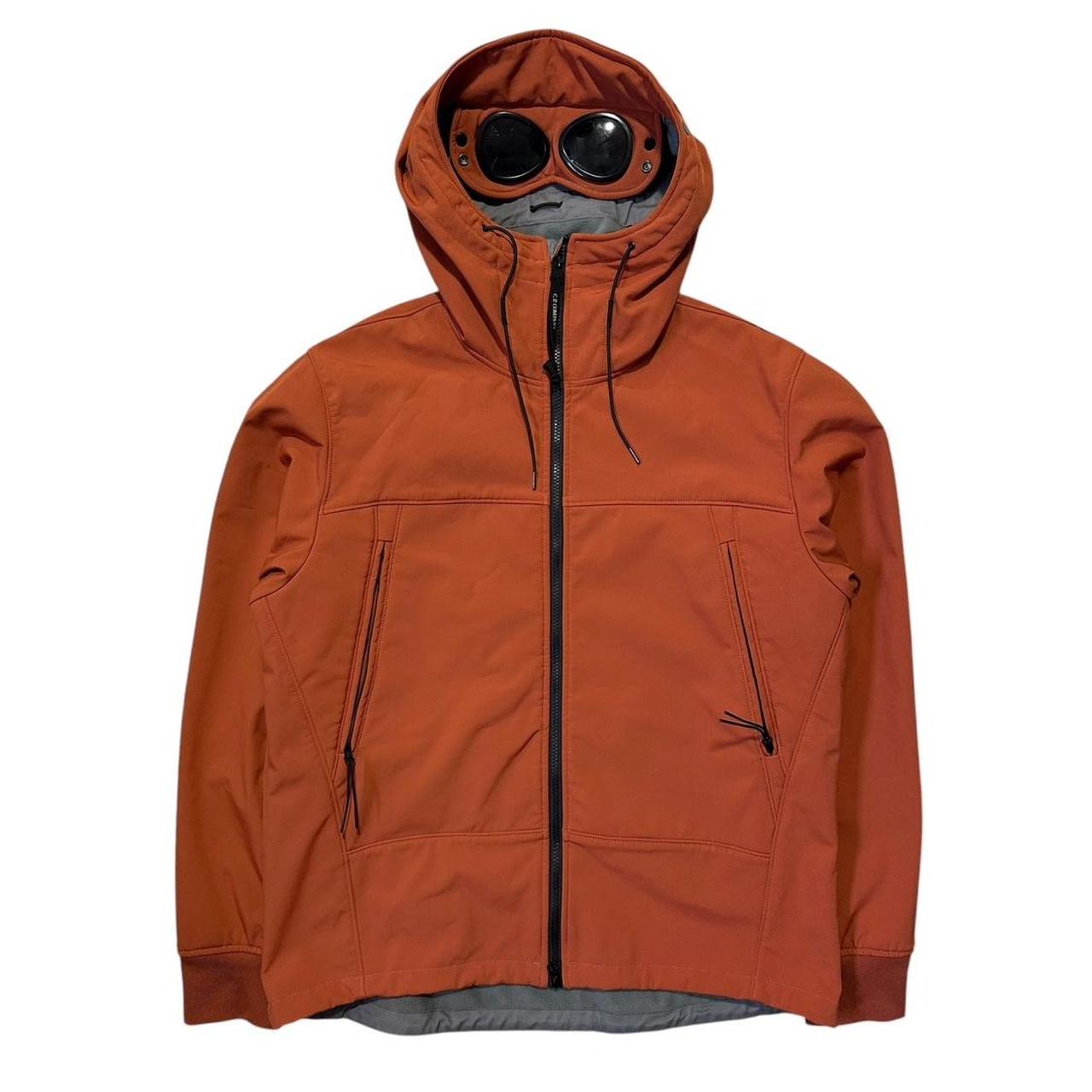 CP Company Orange Soft Shell Goggle Jacket