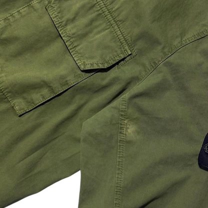 Stone Island Green Canvas Jacket | XL, Green