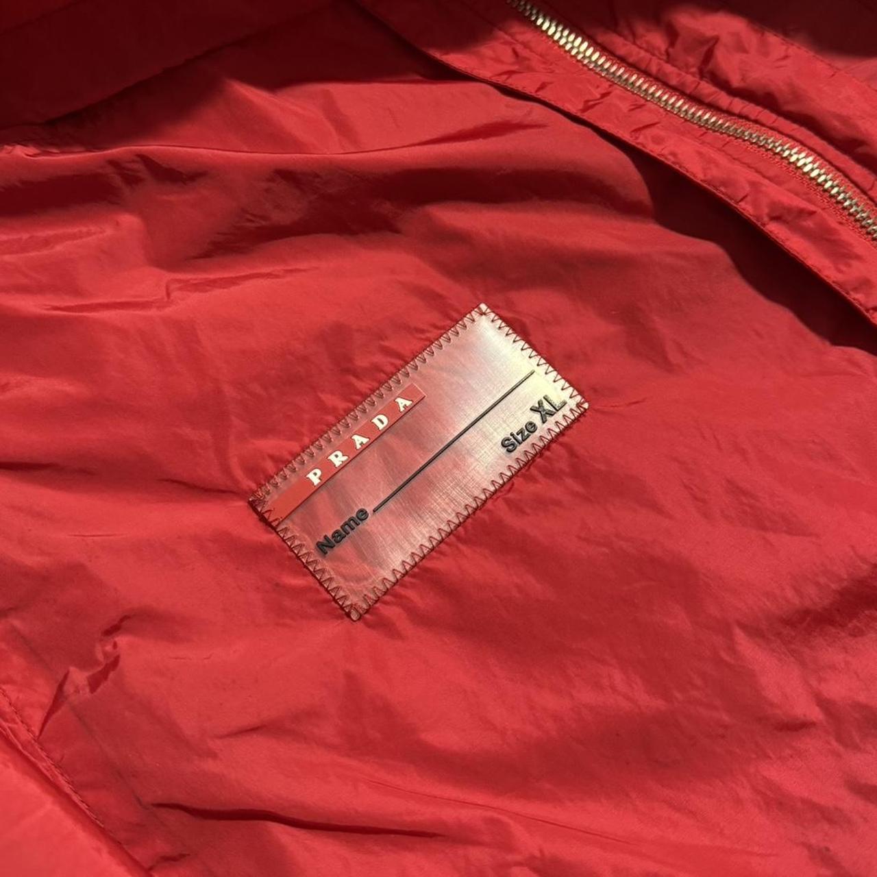 Prada Red Nylon Jacket