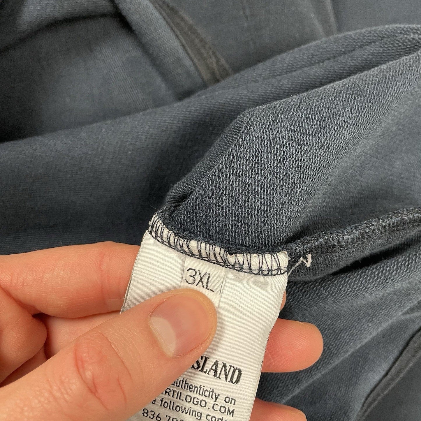 Stone Island Navy Ghost Pocket Sweatshirt, Size 3XL | O/S, Blue