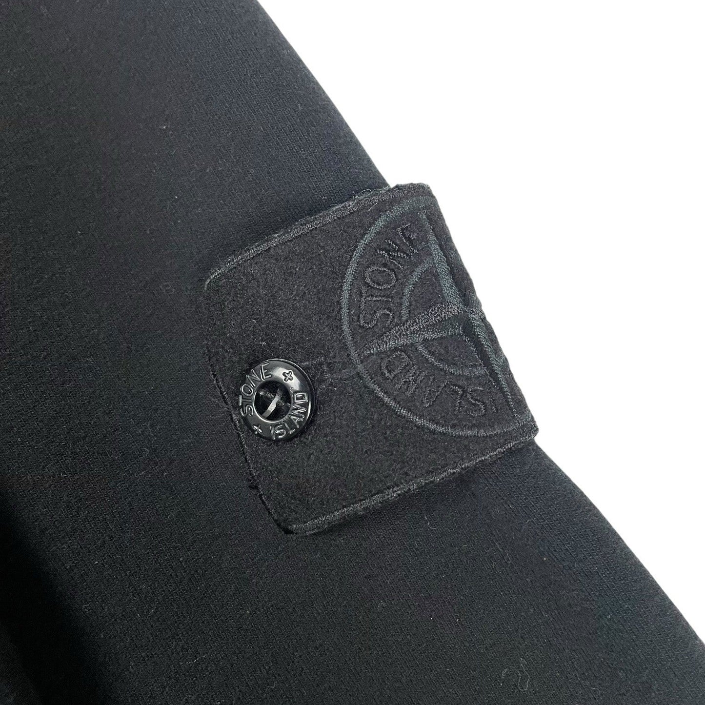 Stone Island Black Felpa Ghost Polo Brand New, Size XXL | XXL, Black