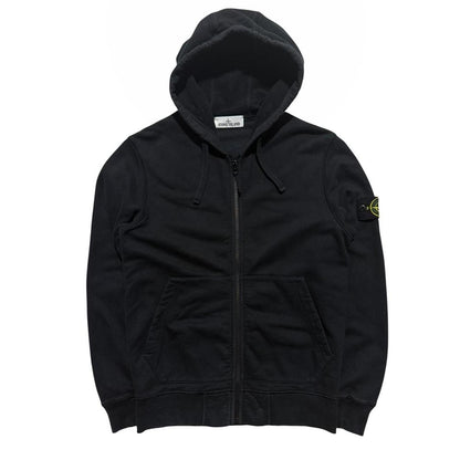 Stone Island Black Full Zip Hoodie