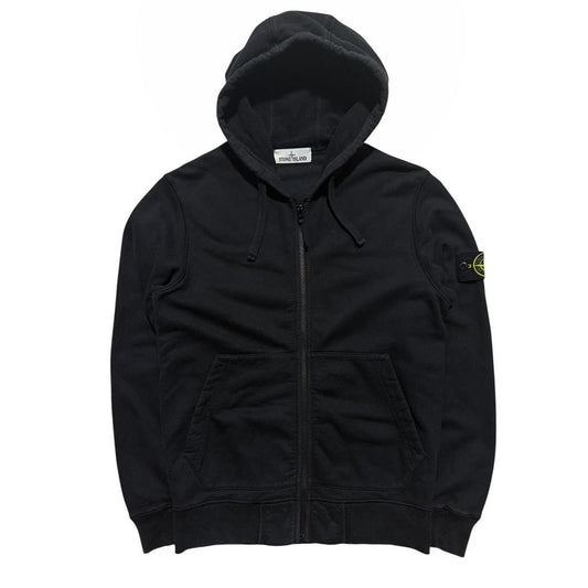 Stone Island Black Full Zip Hoodie