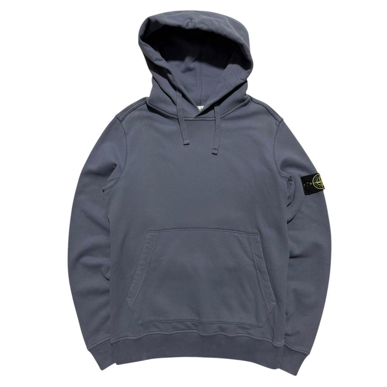 Stone Island Pullover Hoodie | Large, Navy
