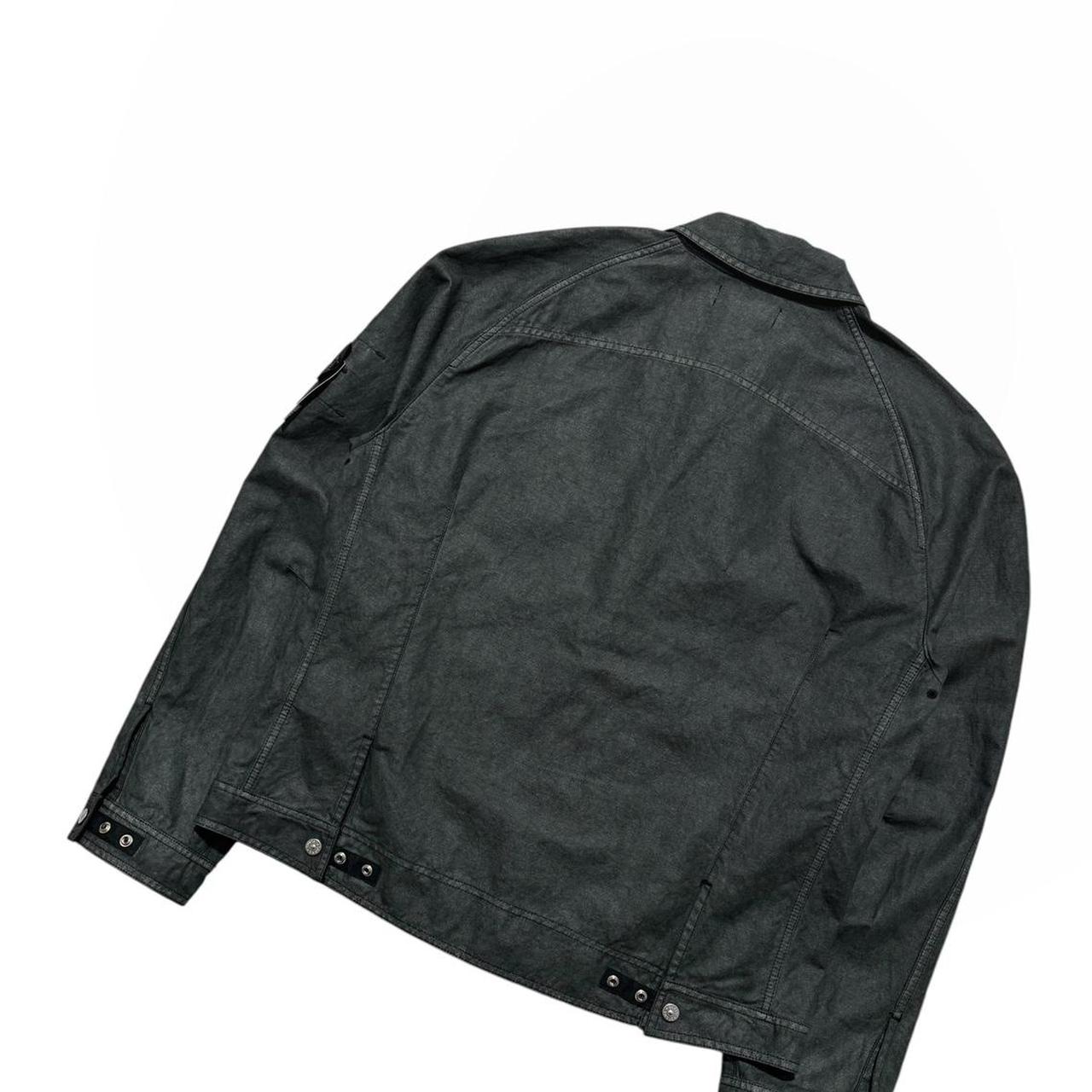 Stone Island Shadow Project Cotone Canapa Placcato Jacket | XL, Black