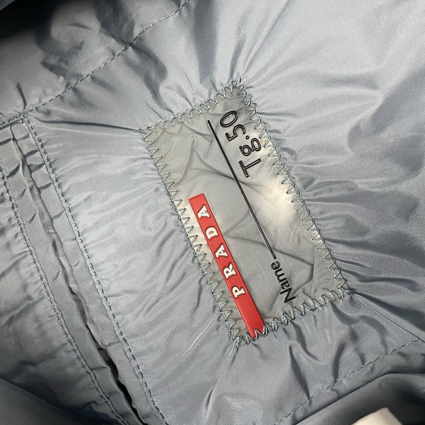 Prada Sport Nylon Blazer, Size Medium | O/S, Blue