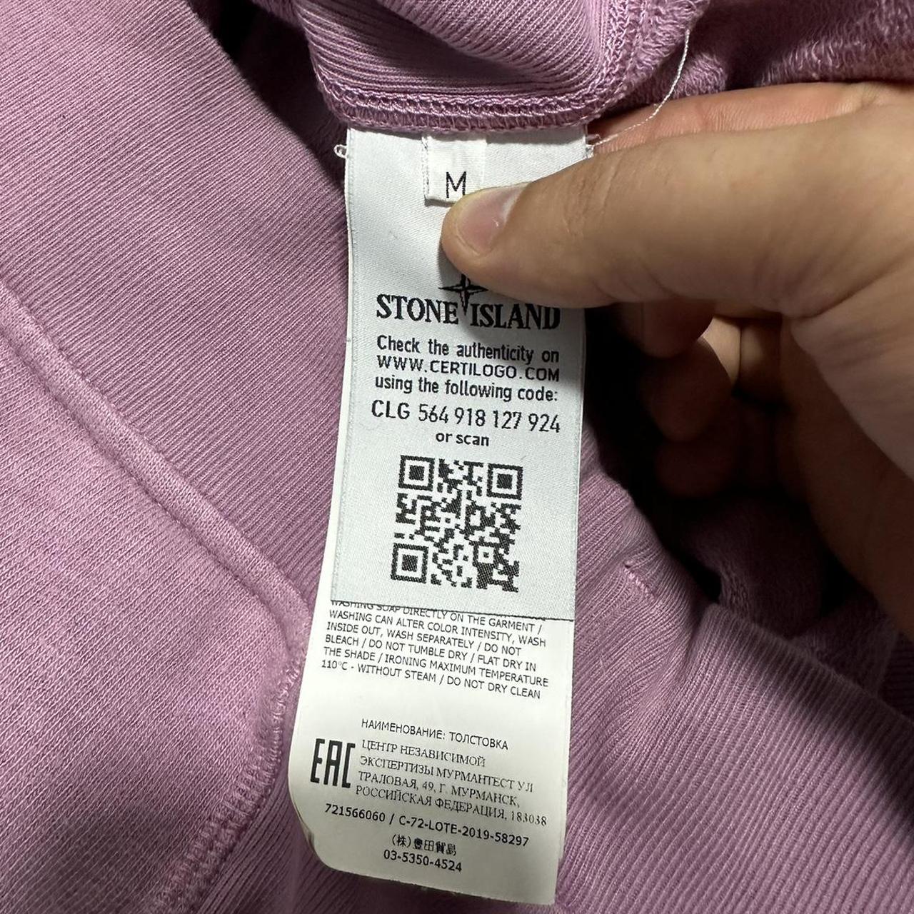 Stone Island Pink Crewneck