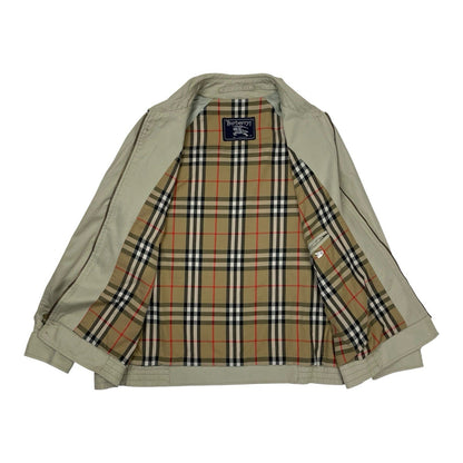 Vintage Burberry Nova Check Crest Harrington Jacket, Size Medium | O/S, Red