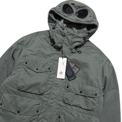 CP Company T-Flatt Goggle Jacket | Large, Olive Green