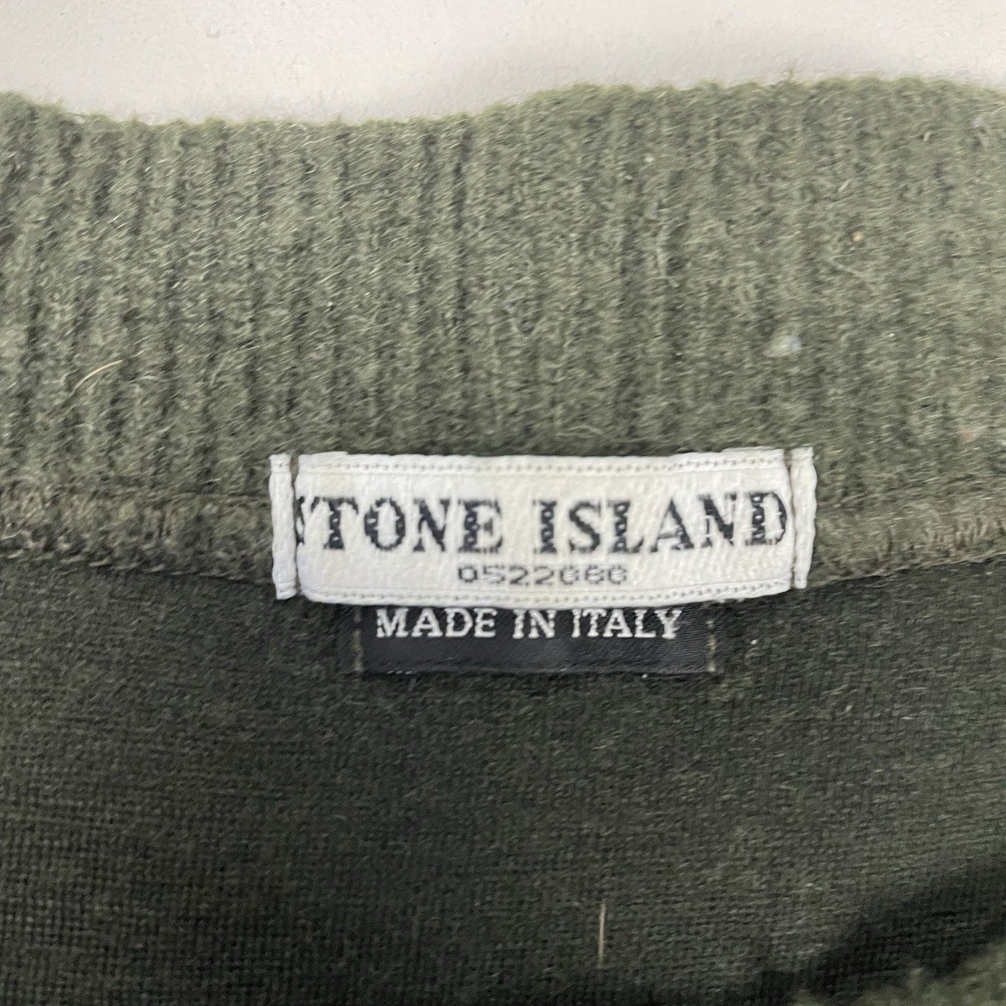 Vintage Stone Island Mock Neck Sweatshirt, Size XL | O/S, Green