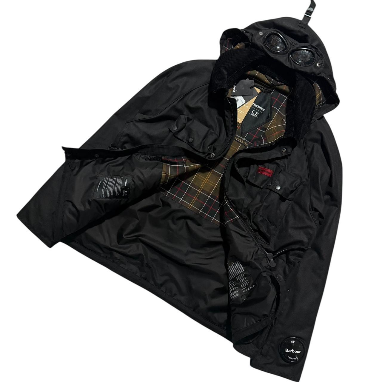 CP Company Barbour Wax Jacket | Large, Black