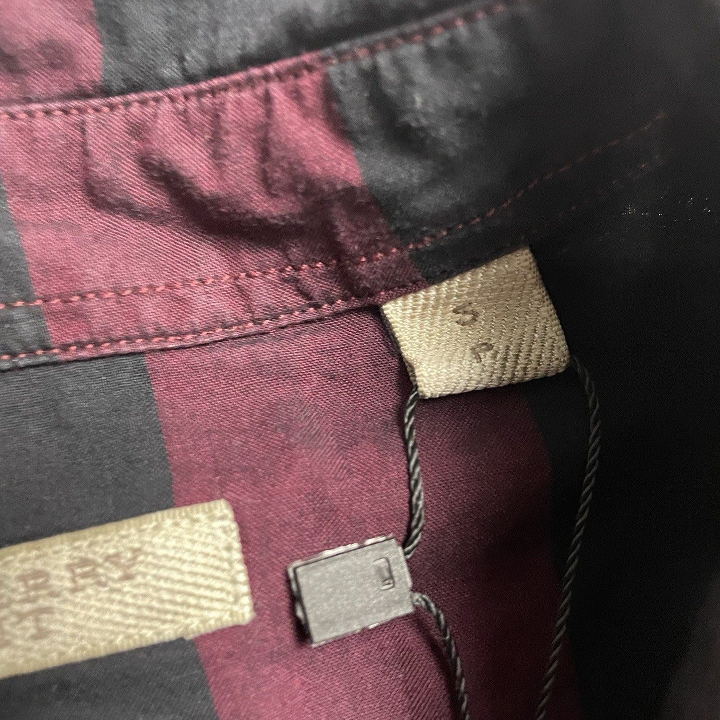 Burberry Brit Nova Check Shirt, Size Small | O/S, Black