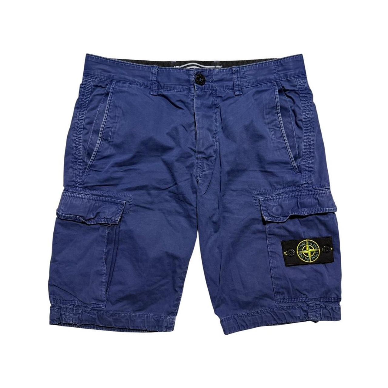 Stone Island Canvas Shorts | W30, Navy