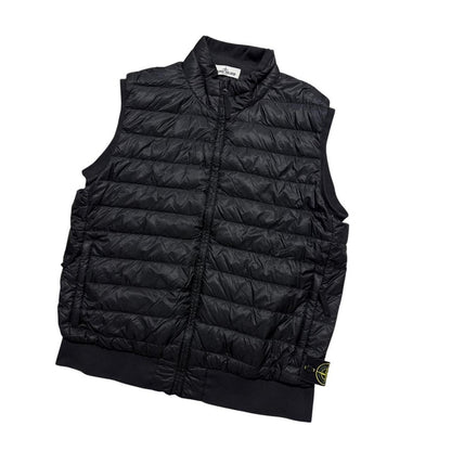 Stone Island Micro Rip Stop Down Gilet | XXL, Black