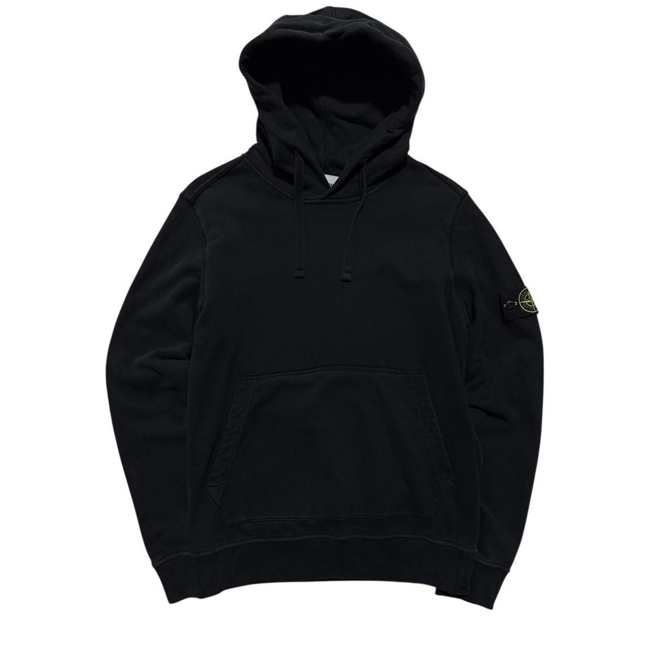 Stone Island Black Pullover Hoodie