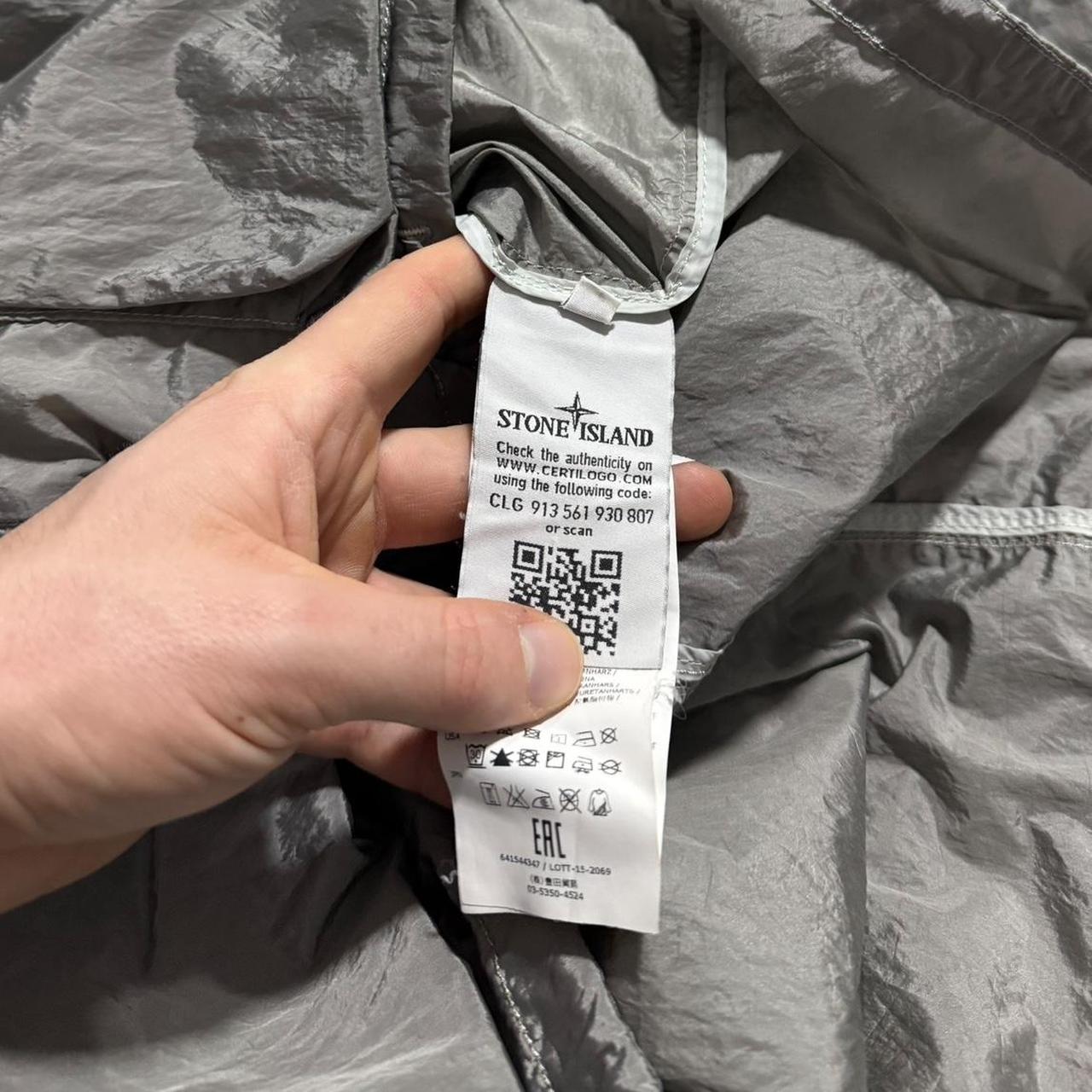 Stone Island Nylon Metal Watro Multipocket Jacket | Medium, Metallic Grey