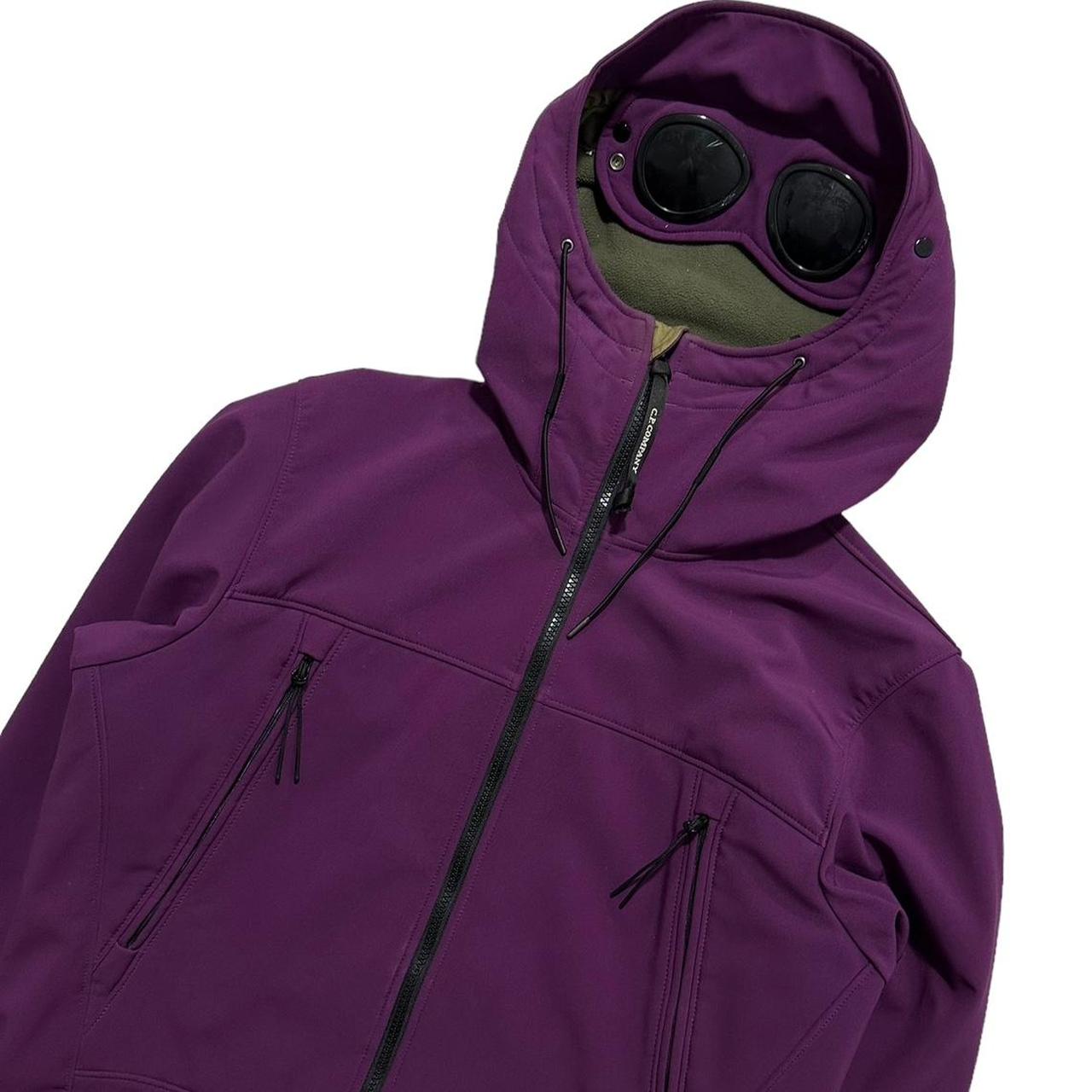 CP Company Purple Soft Shell Goggle Jacket