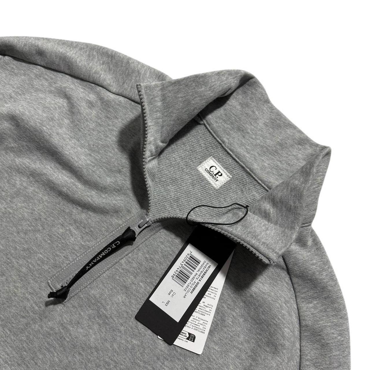 CP Company Quarter Zip Pullover | XXL, Grey