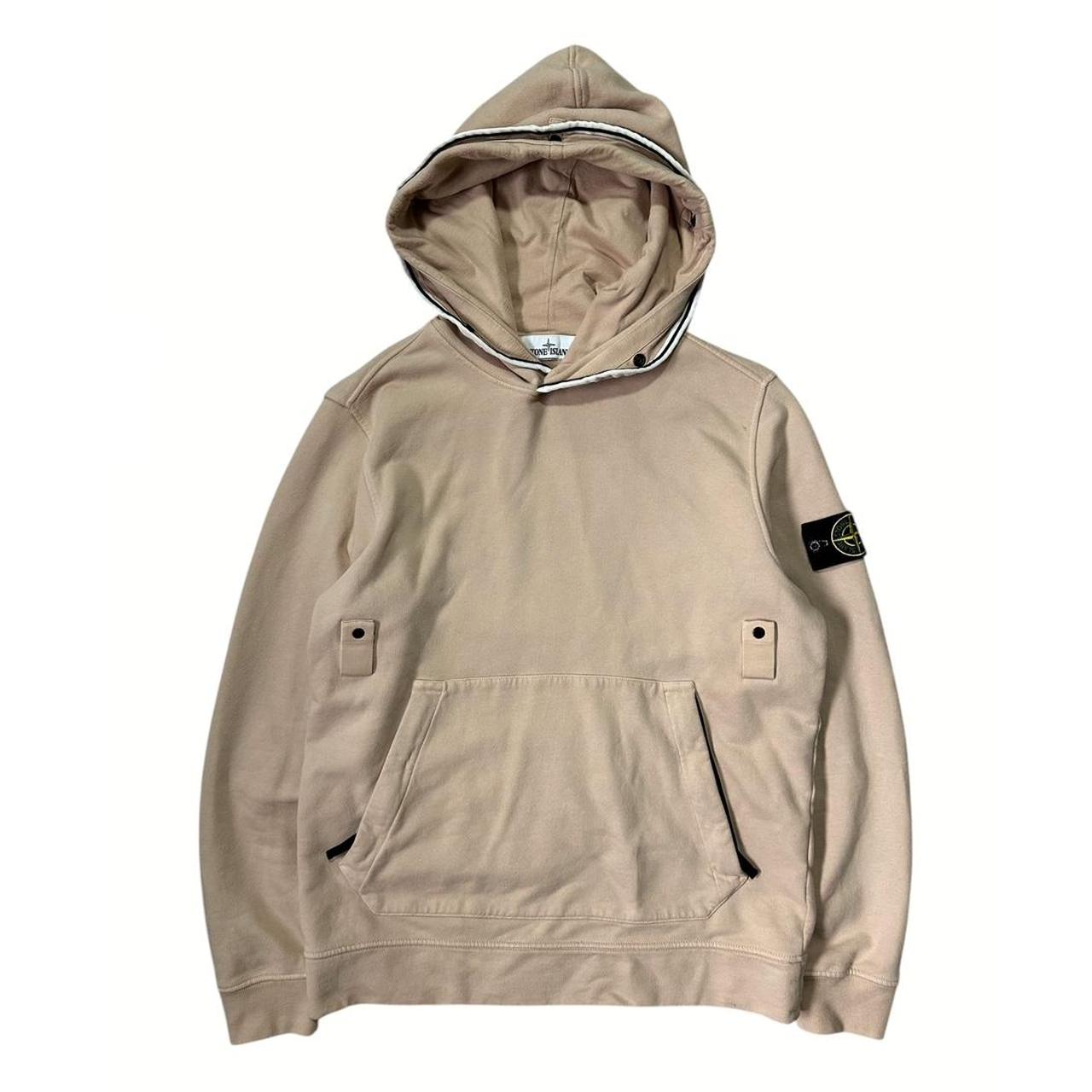 Stone Island Peach Pullover Hoodie