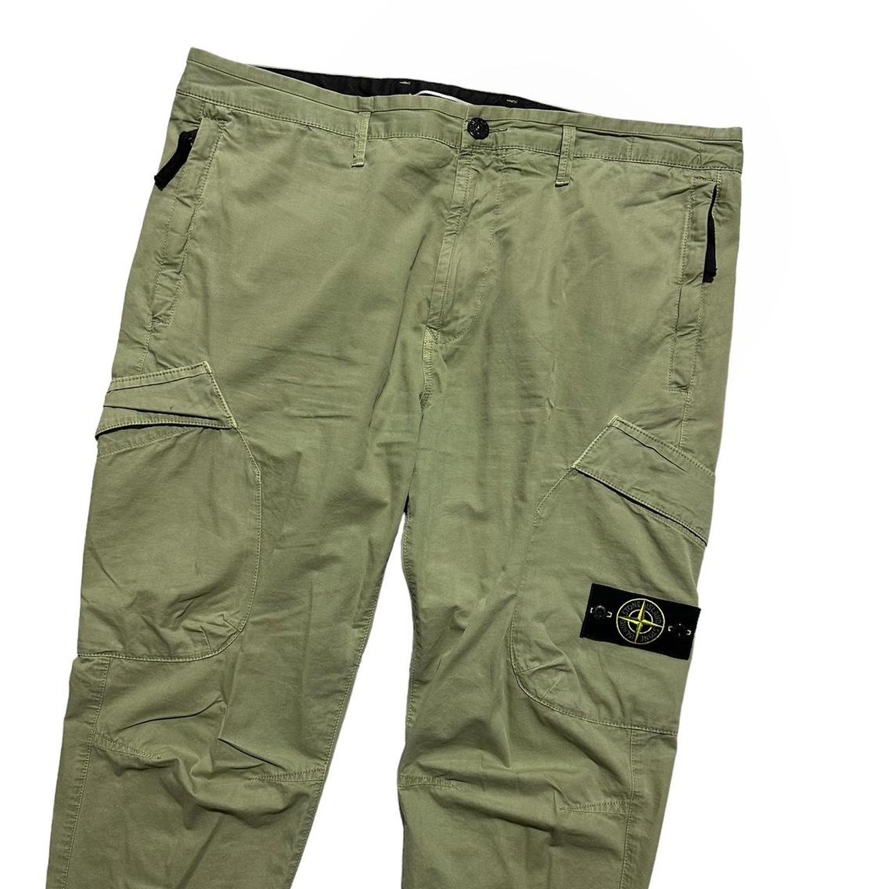 Stone Island Light Green Combat Cargos