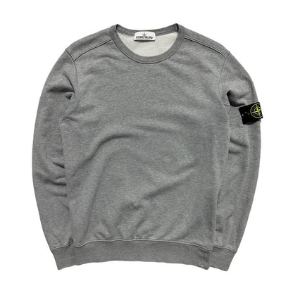 Stone Island Grey Pullover Crewneck