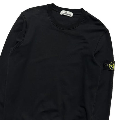 Stone Island Black Pullover Crewneck