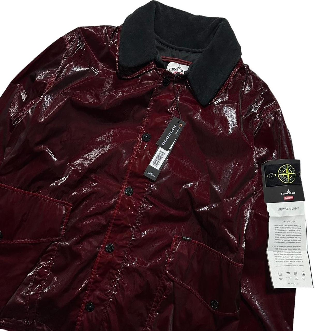 Supreme Stone Island New Glazed Silk Jacket