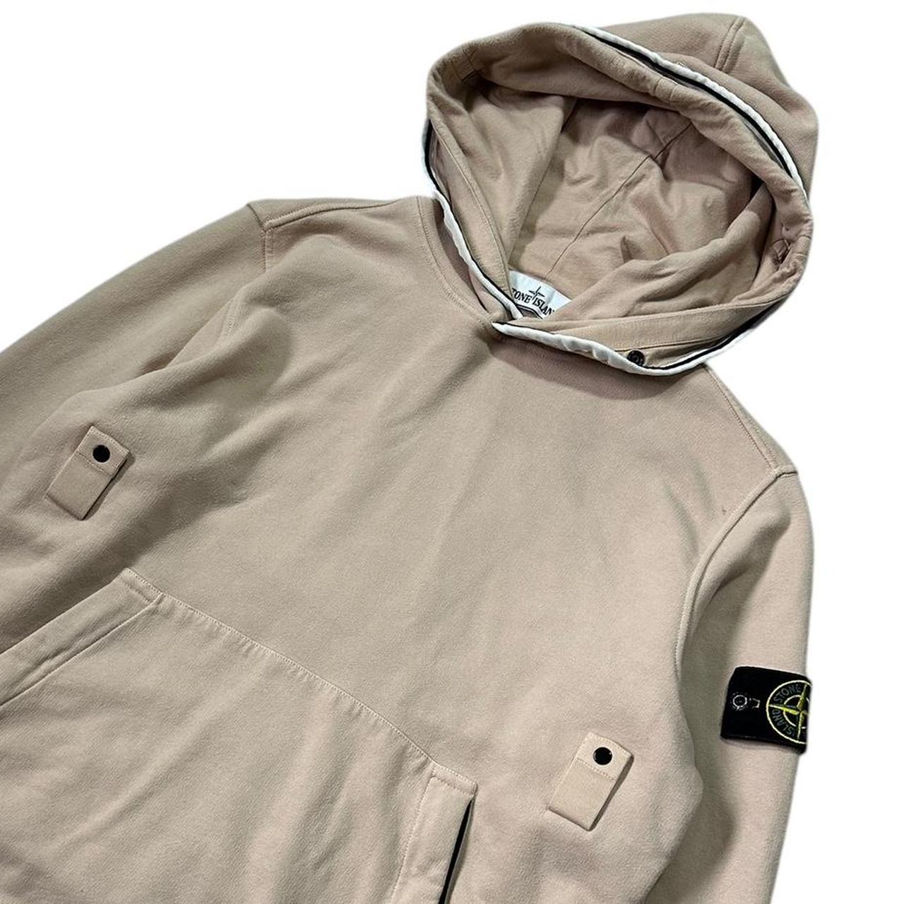 Stone Island Peach Pullover Hoodie