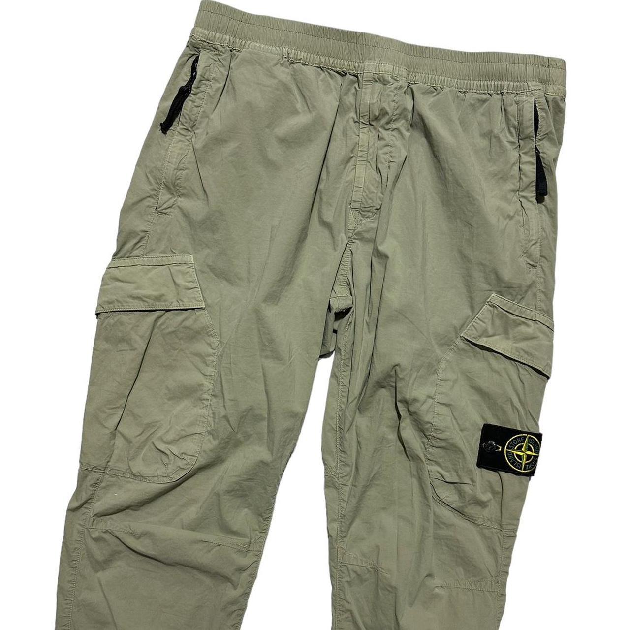 Stone Island Light Green Combat Cargos