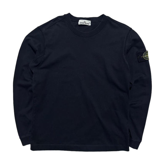 Stone Island Dark Blue Thin Pullover Crewneck - Known Source