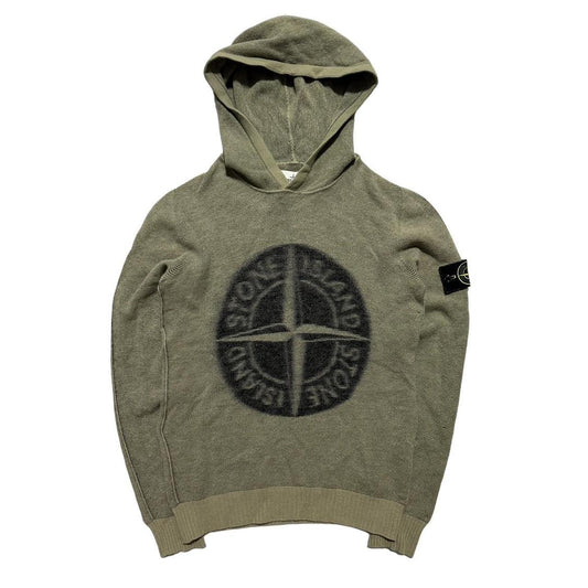 Stone Island Compass Logo Pullover Hoodie