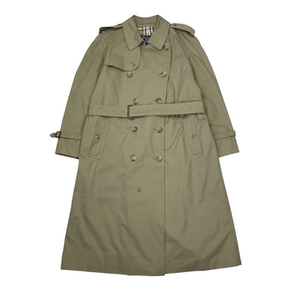 Vintage Burberrys Nova Check Trench Coat, Size 50 Long | O/S, Beige