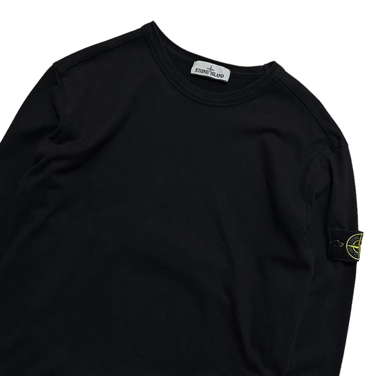 Stone Island Black Pullover Crewneck