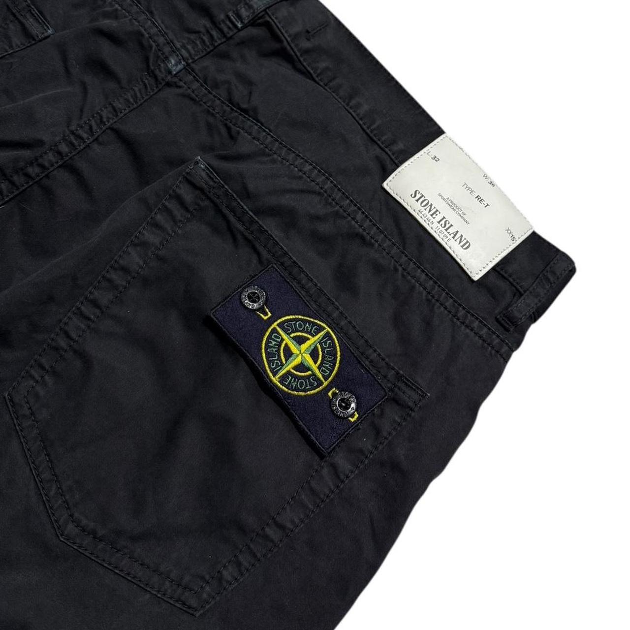 Stone Island Black Trousers | W36, Black