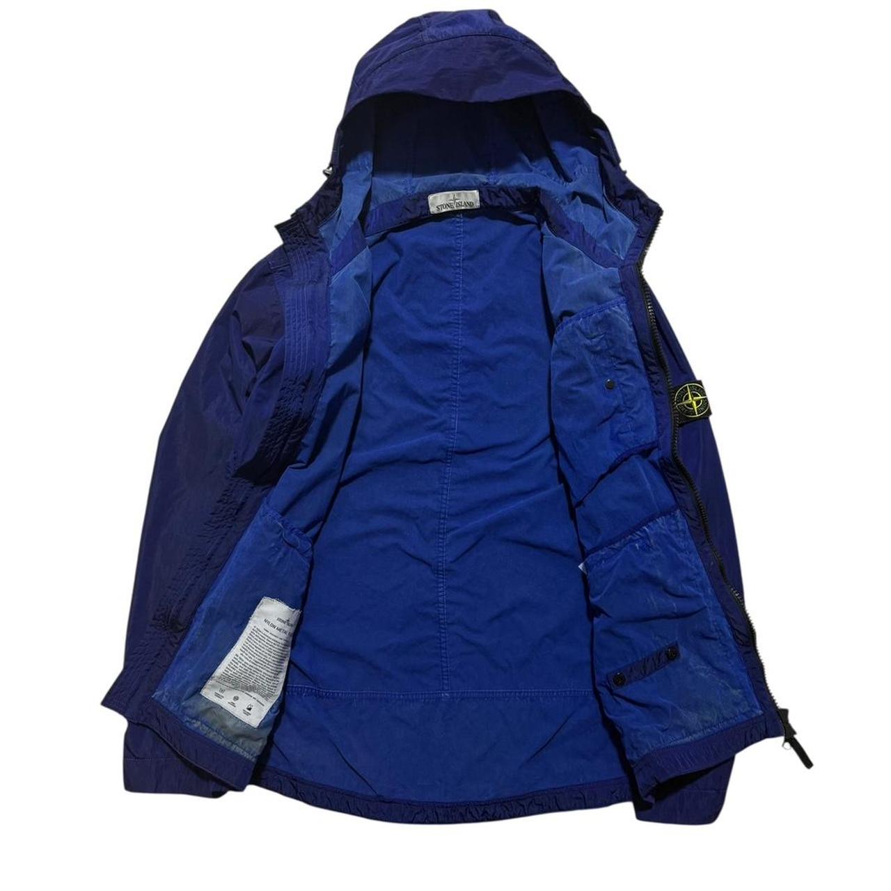 Stone Island Nylon Metal Flock Jacket | Large, Blue